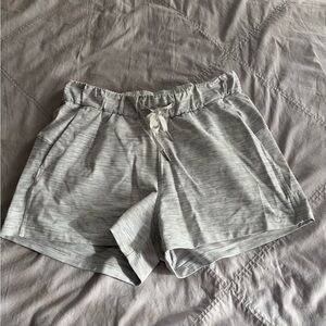 Women's Gray Drawstring Shorts